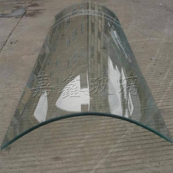 Bent steel glass