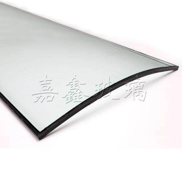 Bent steel hollow glass